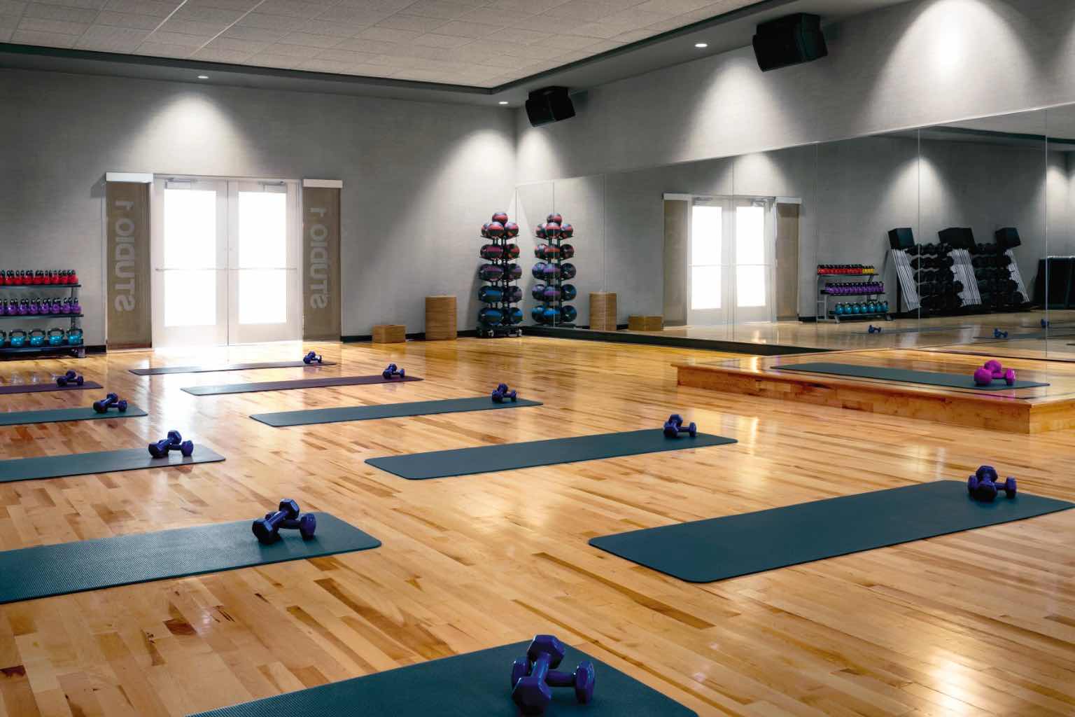 yoga studio at a life time