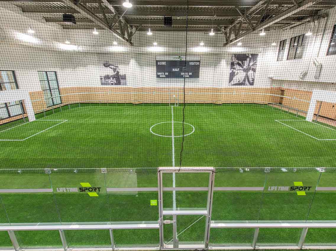 Indoor Soccer Fields at Life Time