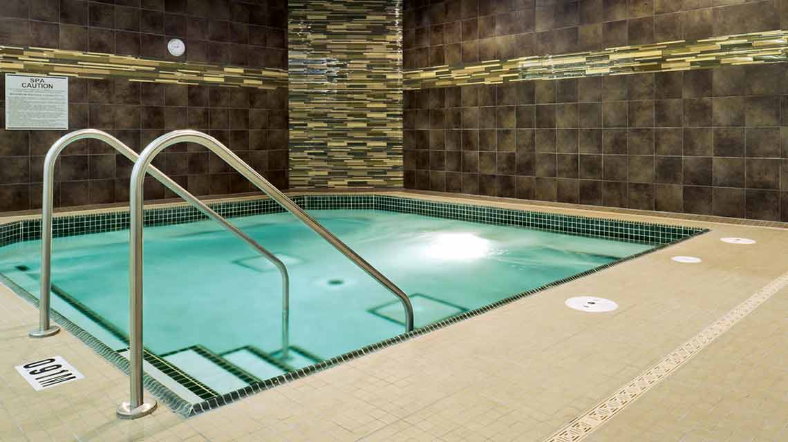 A whirlpool inside a Life Time club