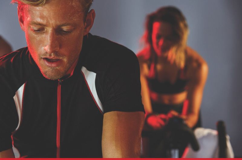 Man riding a bike in Edge class